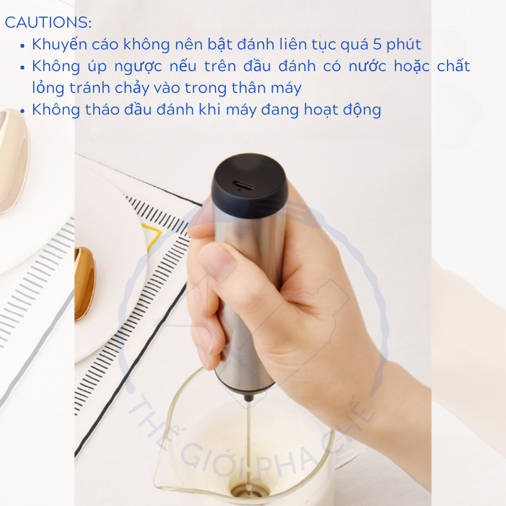 Máy đánh bọt cafe cầm tay MasterMix 939 7