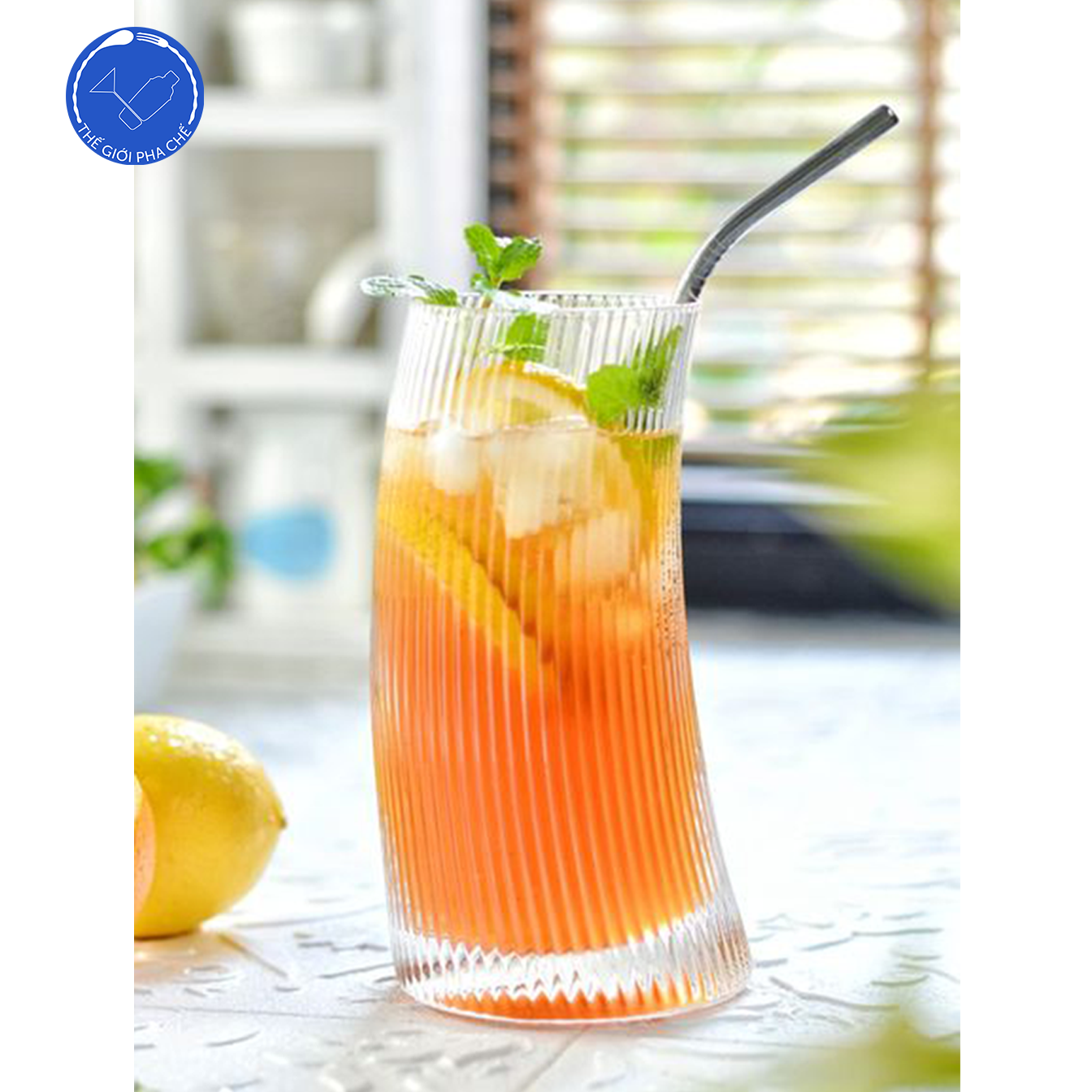 Cốc thủy tinh nghiêng kẻ cao (Bộ 6c) 500ml - 2105 - Trung Quốc - 6