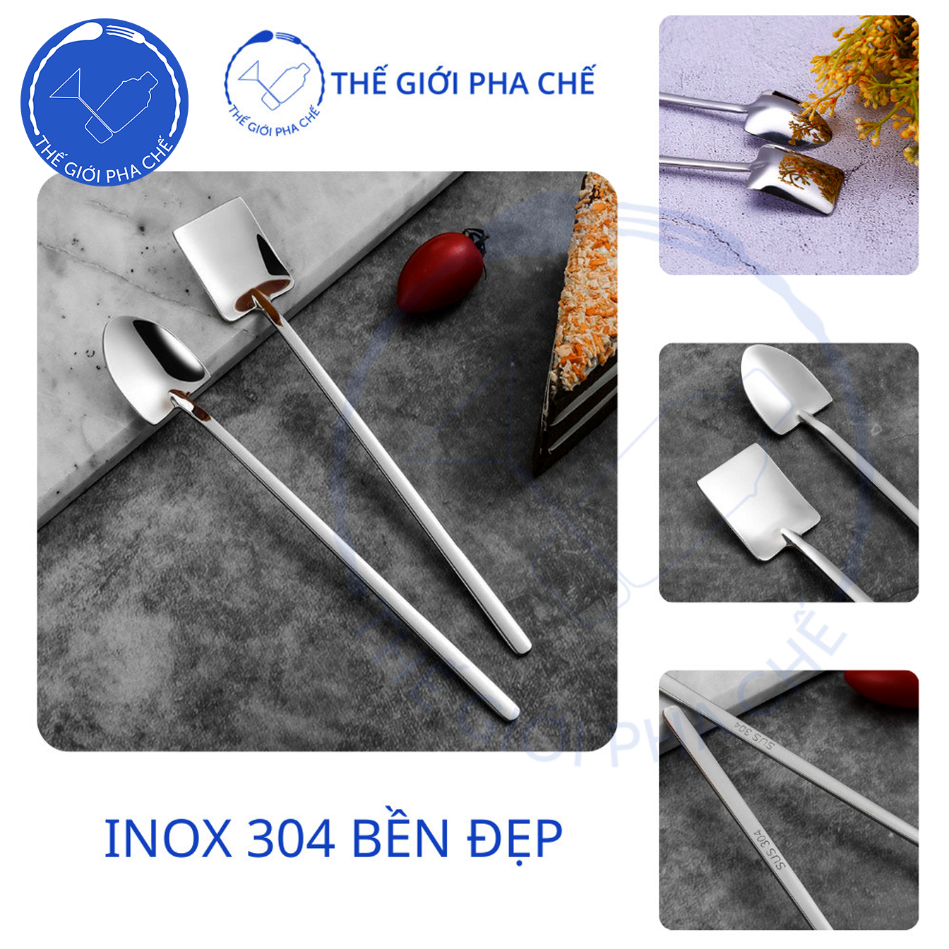Thìa xẻng inox (10c) - 2