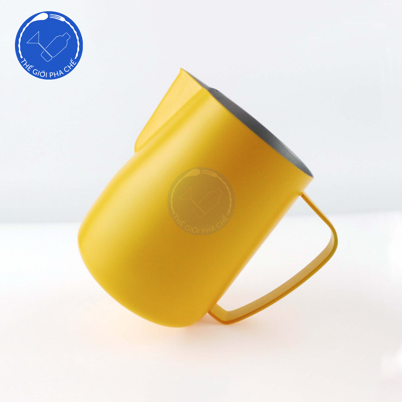 Ca đánh sữa inox màu vàng - 3