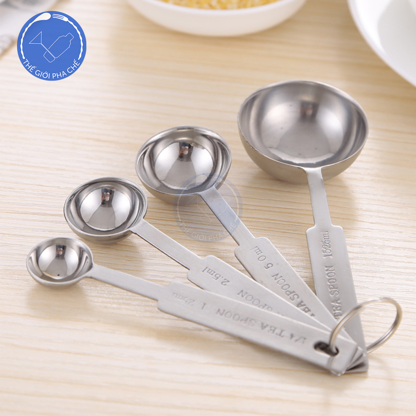 Bộ thìa đong định lượng inox 4c  - 3