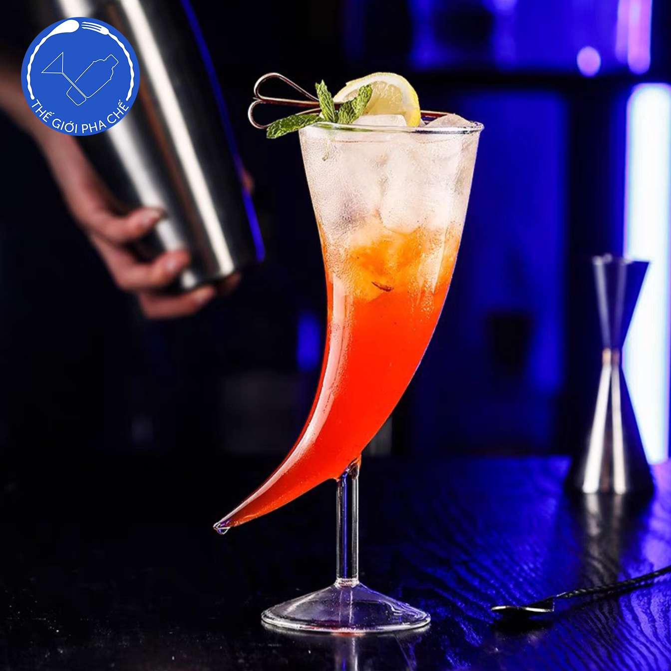Ly Cocktail hình Tù Và (410ml) - CH070 - 7