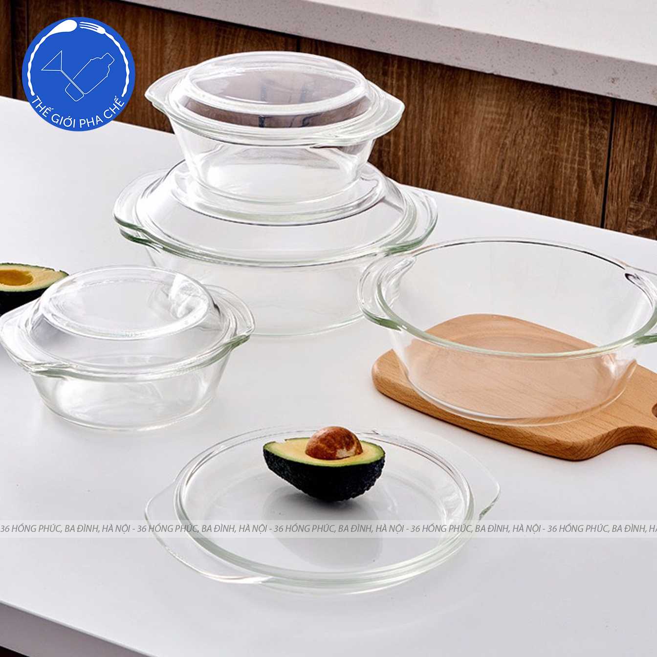 Bộ 3 nồi thủy tinh (Bộ) - 159021 - SX Thổ Nhĩ Kỳ - 3