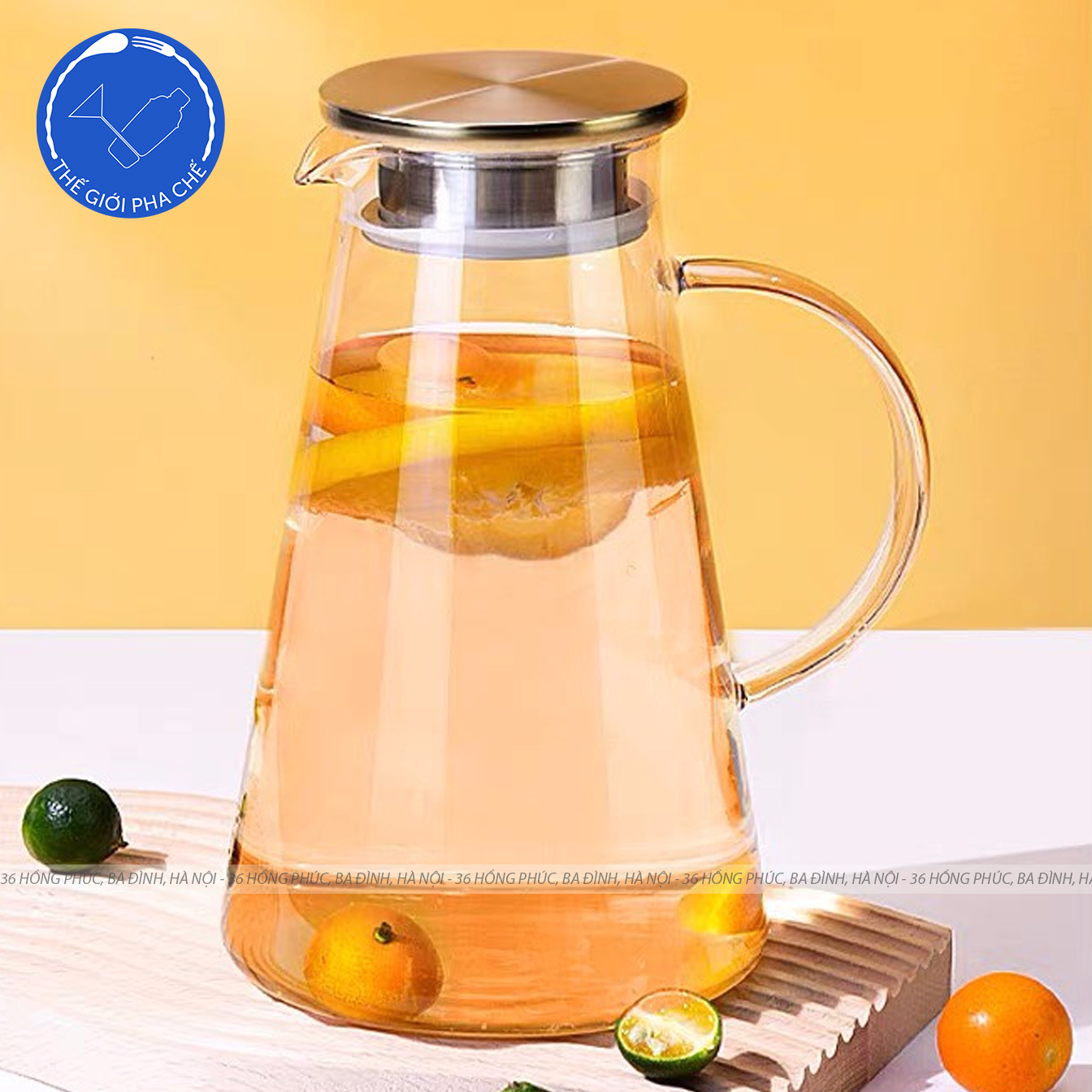 Bình thủy tinh nắp thiếc (Cái) 1,8L - TR0080 - Trung Quốc - 4