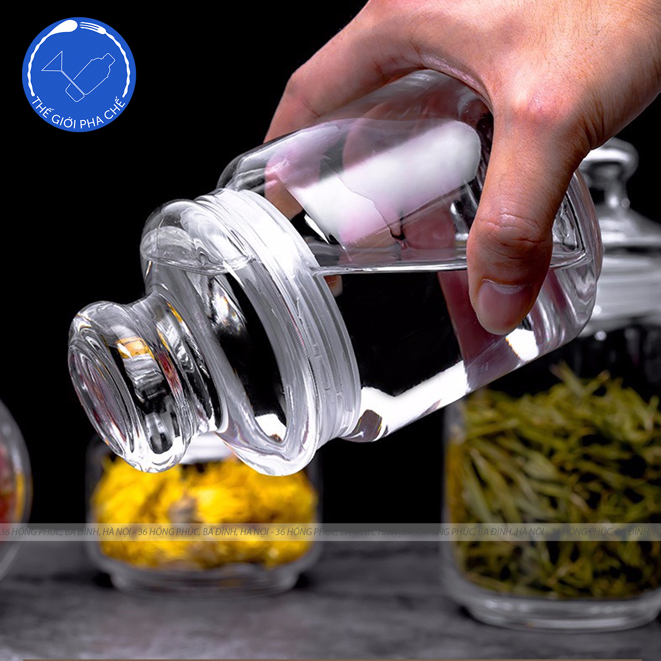 Lọ đựng thủy tinh Pop Jar nắp thủy tinh (Bộ 6c) - TH Thái Lan - 4