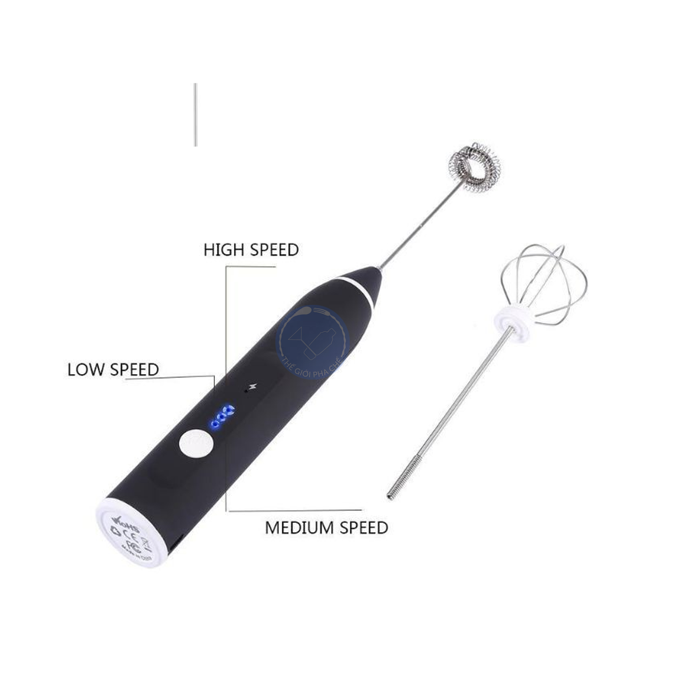 Máy đánh bọt sạc usb 2 đầu (đánh cafe/đánh trứng) - M0083 - 2