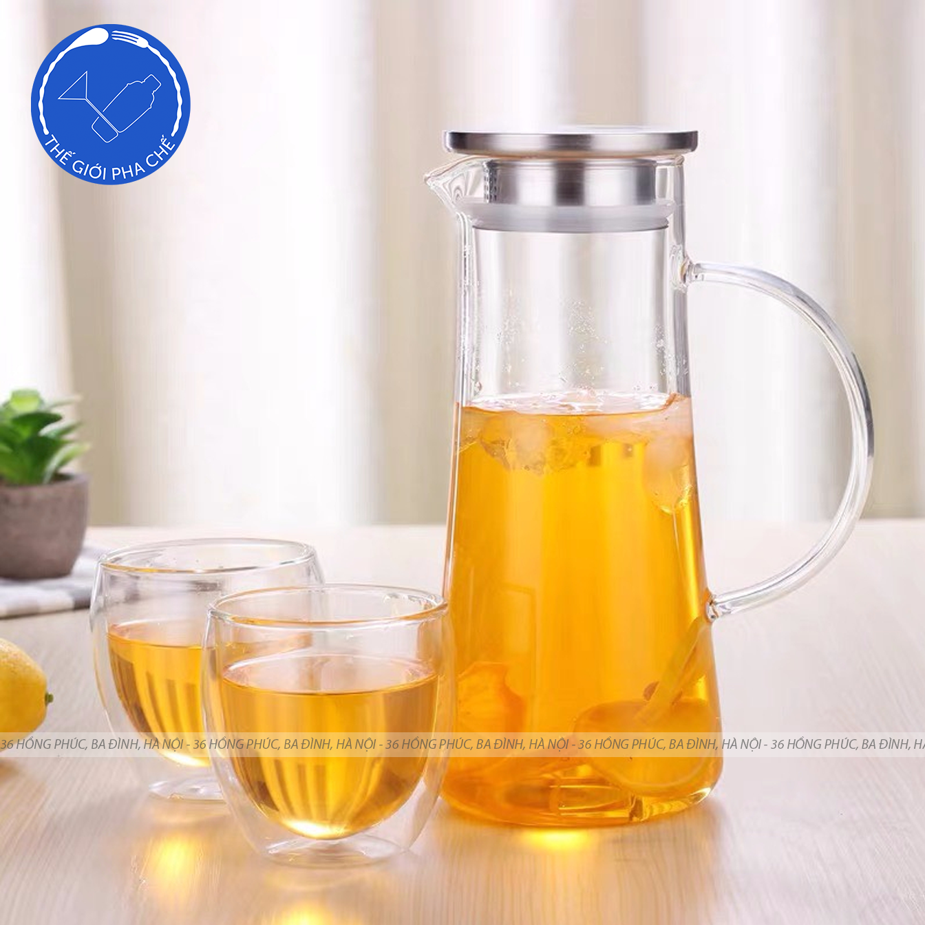Bình thủy tinh nắp thiếc (Cái) 1,3L - TR0079 - Trung Quốc - 13