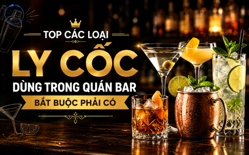 Ly cốc dùng trong quán bar