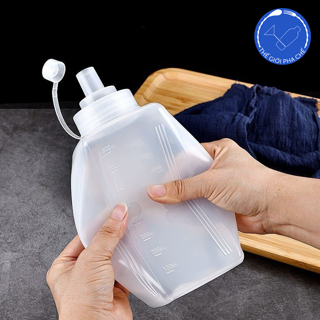 Bình đựng chất lỏng vòi rộng - 8
