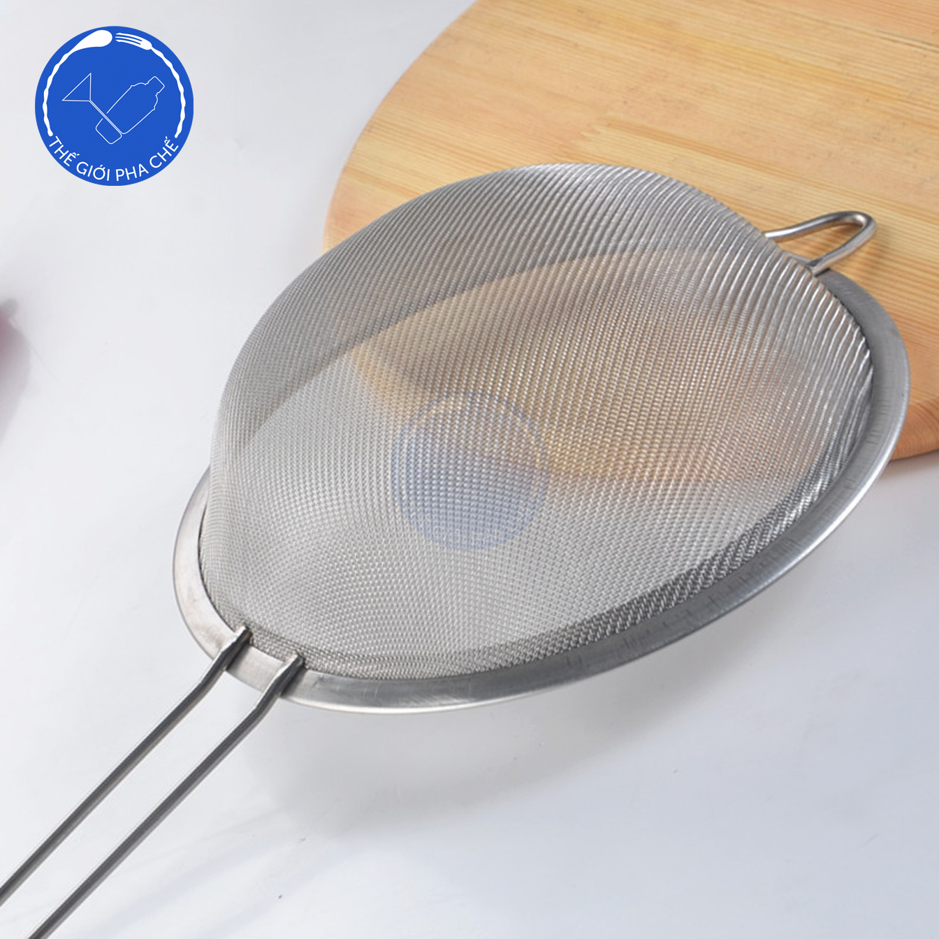 Vợt lọc chanh tròn inox (đủ size) - 4