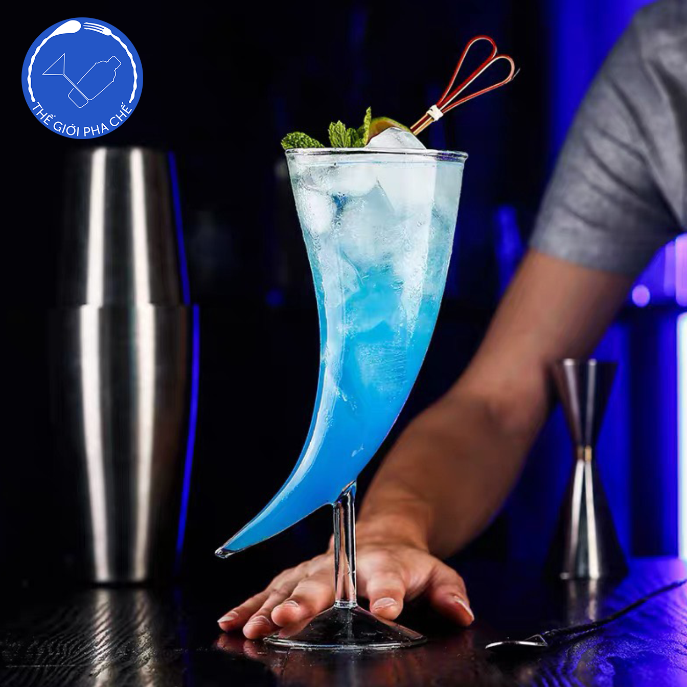 Ly Cocktail hình Tù Và (410ml) - CH070 - 4