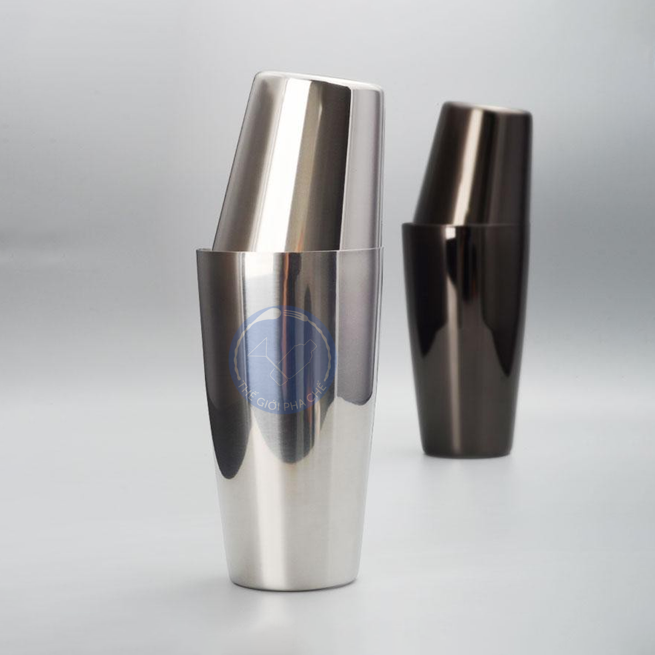 Bình lắc boston inox - Boston Shaker Inox  - 4