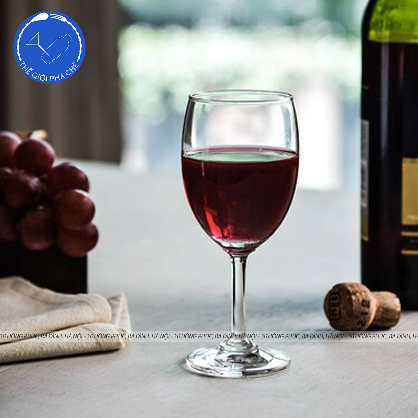 Ly thủy tinh Classic Red Wine (Ocean Bộ 6c) 230ml - 501R08 - TH Thái Lan - 3