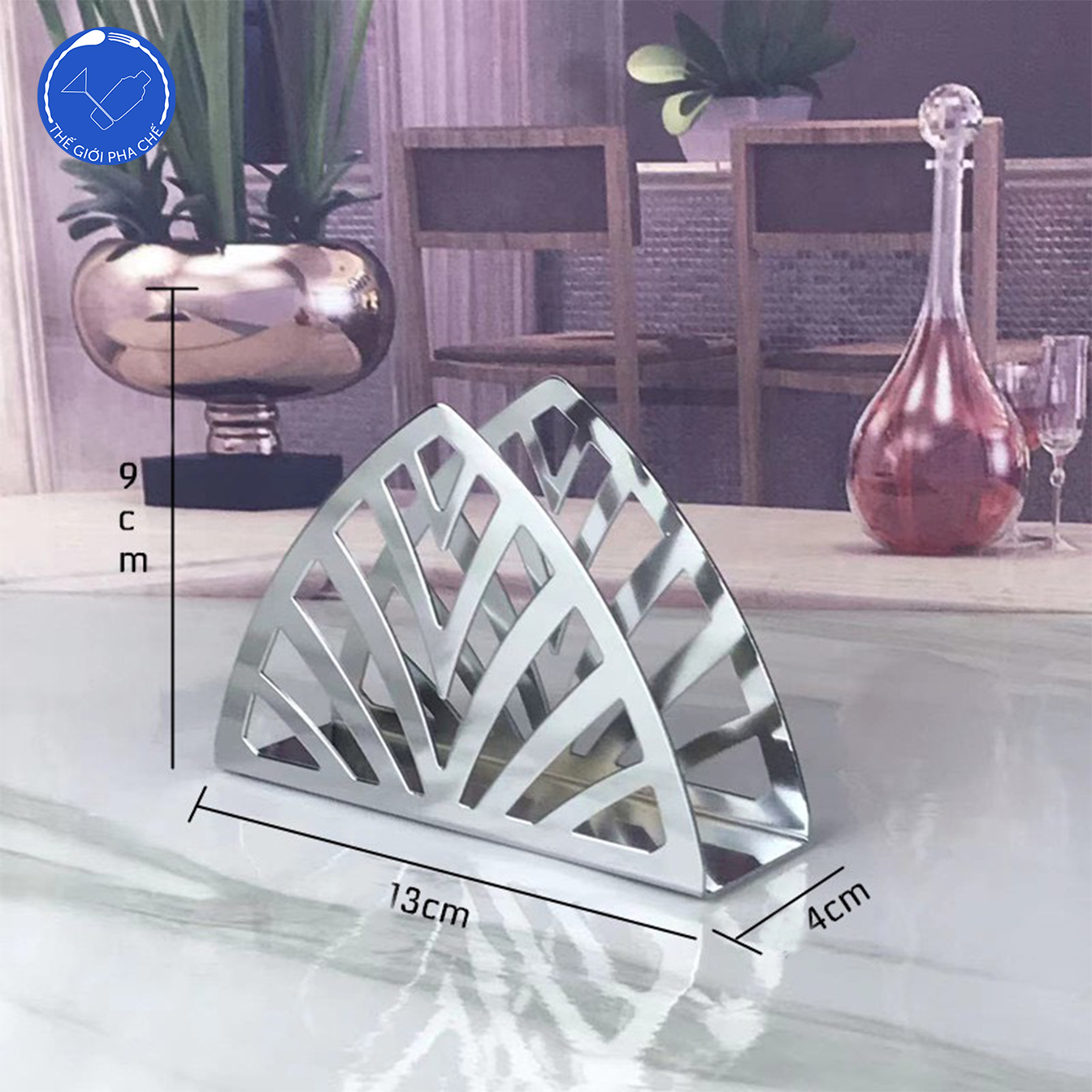 Khay đựng giấy inox - 2