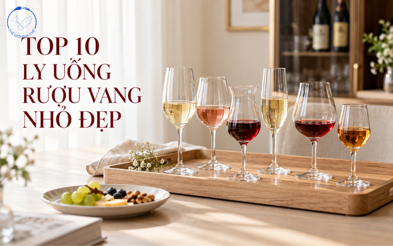 [Top 10] Mẫu ly uống rượu vang nhỏ đẹp, tinh tế