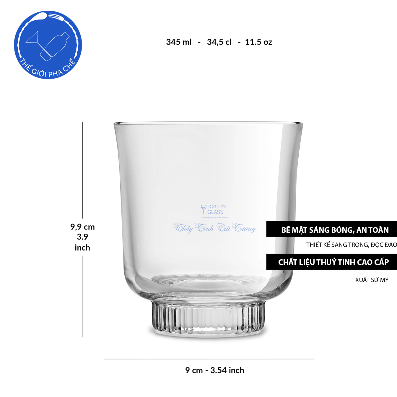 Ly thủy tinh Libbey Modern America DOF (Bộ 6c) 344ml - 829617 - TH Mỹ - 4