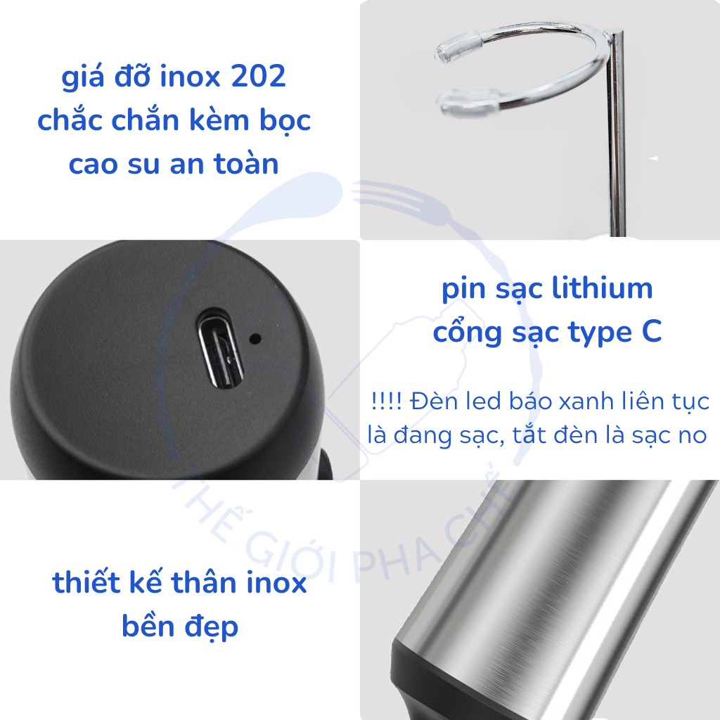 Máy đánh bọt cafe cầm tay MasterMix 939 4
