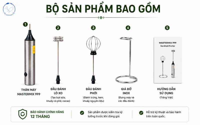 m&aacute;y đ&aacute;nh bọt cafe Mastermix 999