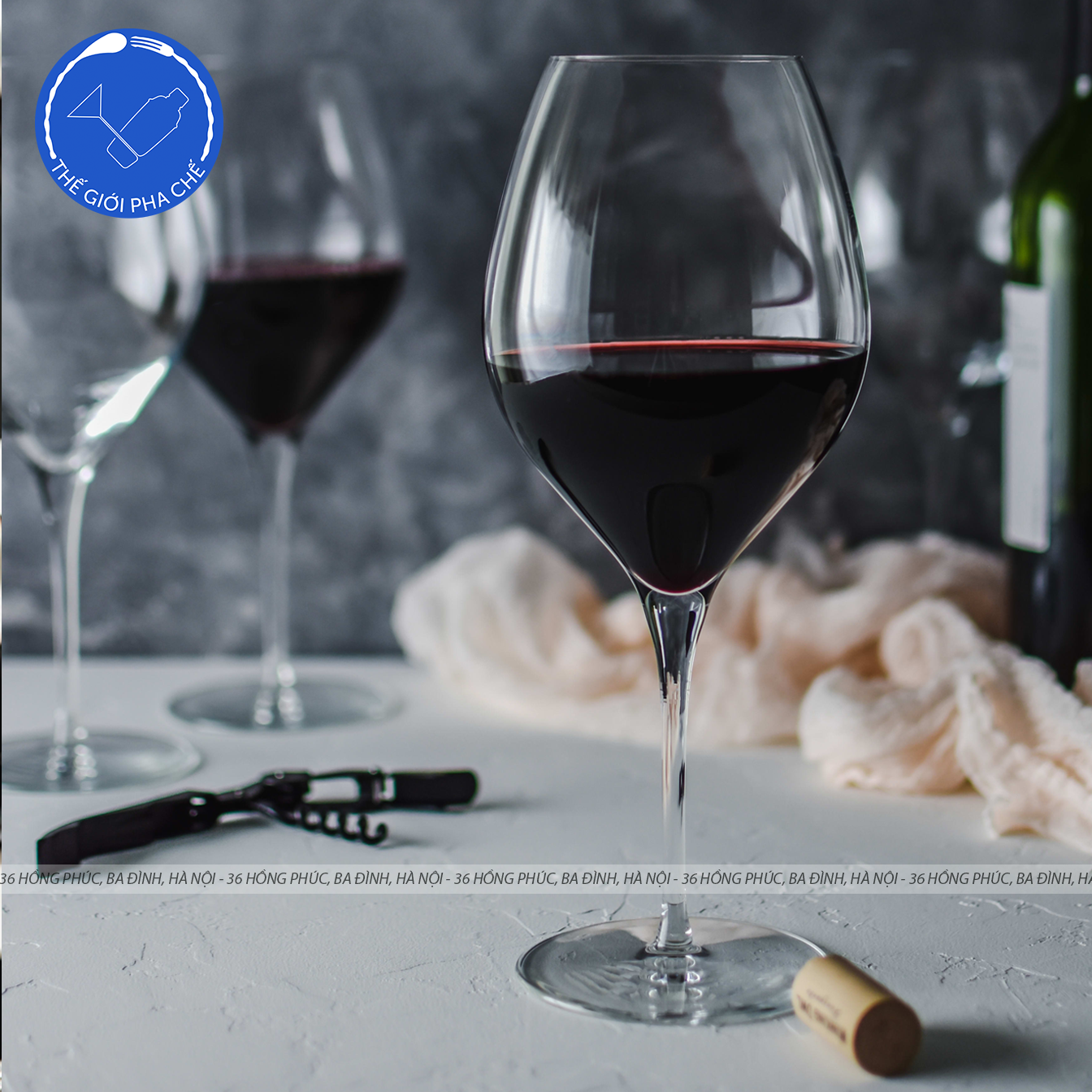 Ly thủy tinh Libbey Rivere Wine (Bộ 6c) 384ml - 9422 - Mỹ - 3