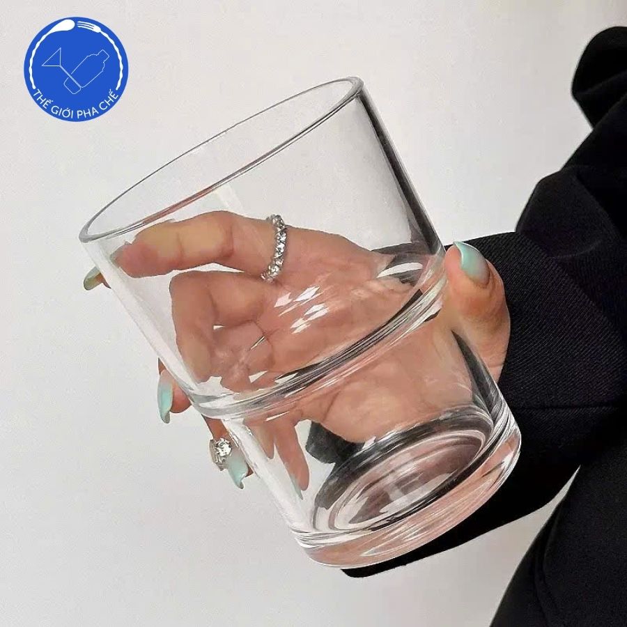 Cốc thủy tinh ngấn trơn M1014 Bộ 6 cái 430ml - 4