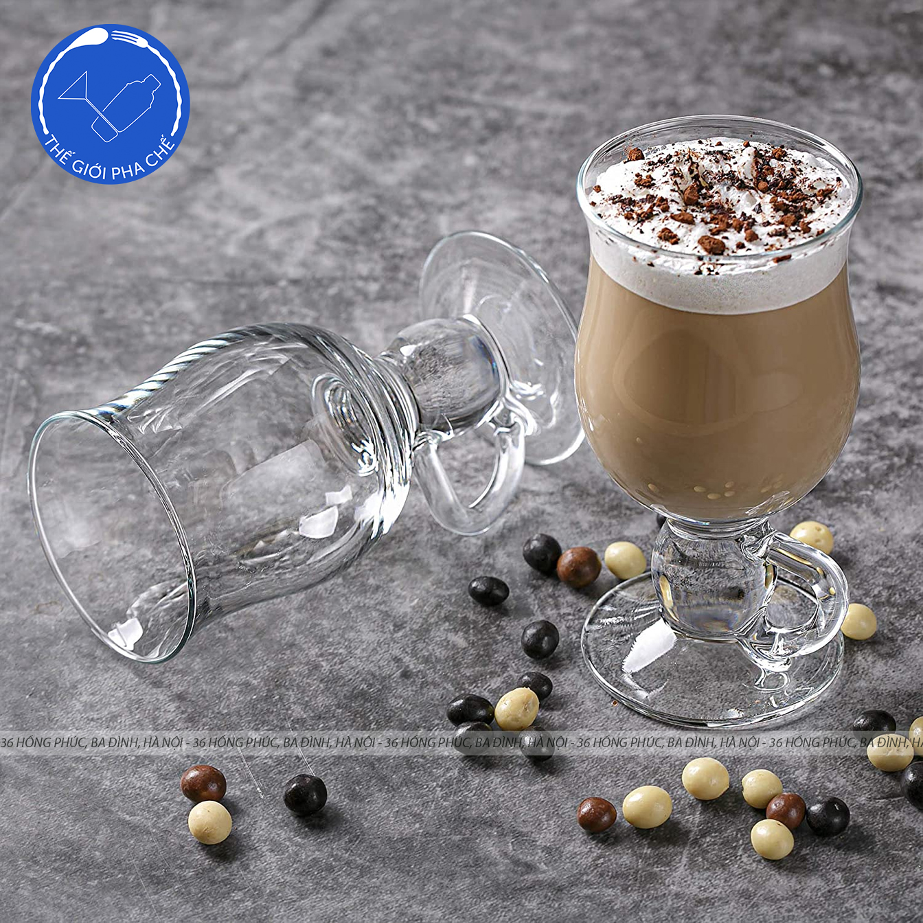 Ly thuỷ tinh Pasabahce Irish Coffee (Bộ 6c) 270ml - 44159 - SX Thổ Nhĩ Kỳ - 6