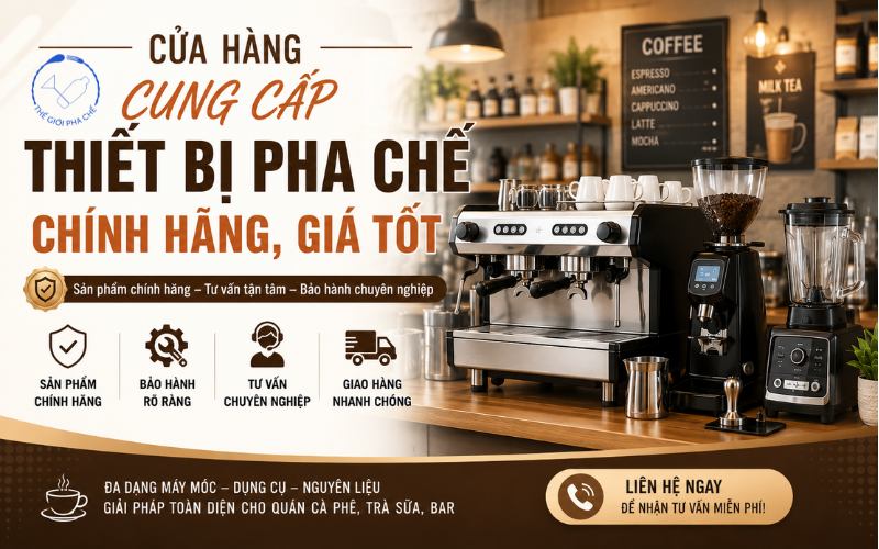 Cửa hàng cung cấp thiết bị pha chế