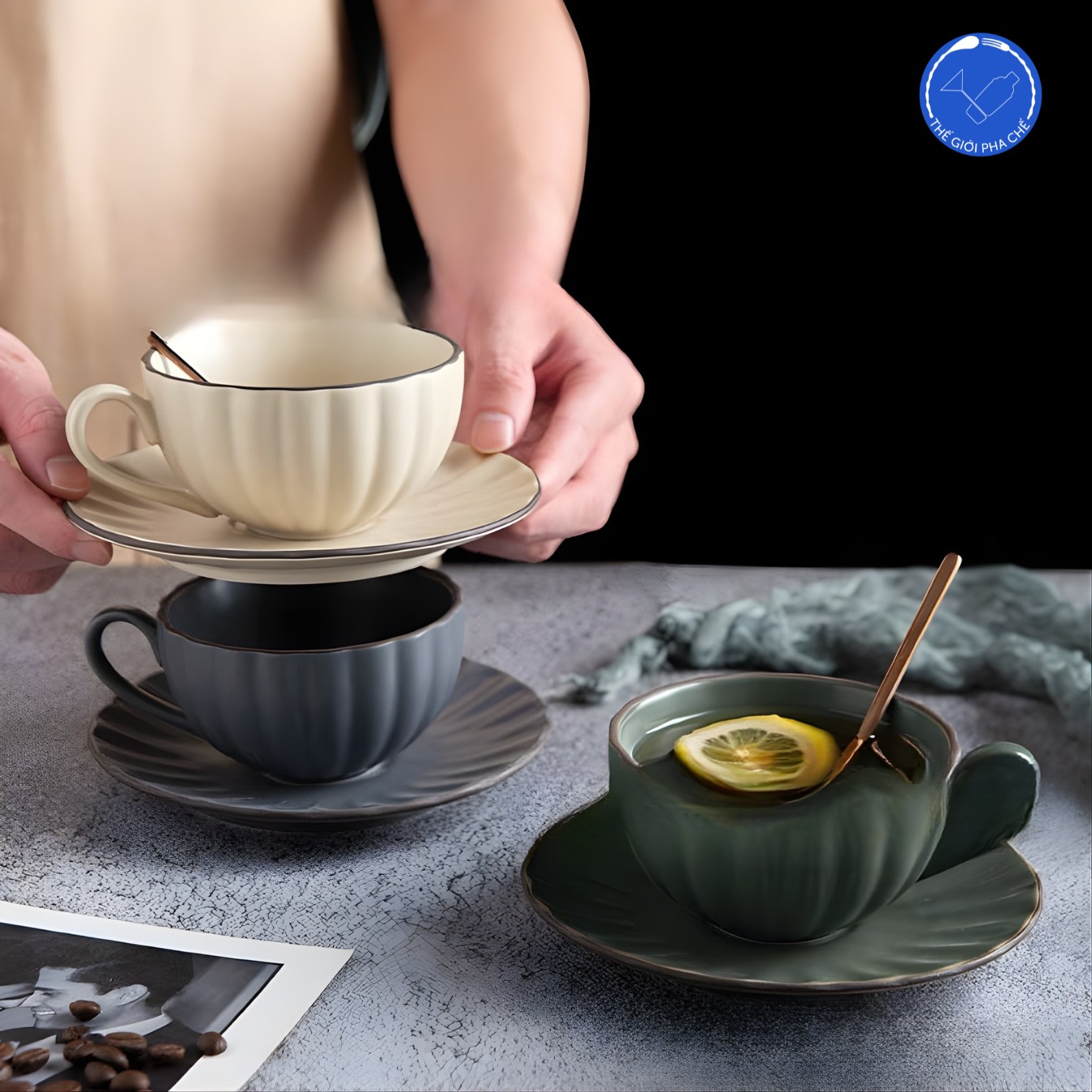 Tách sứ capu S0177
