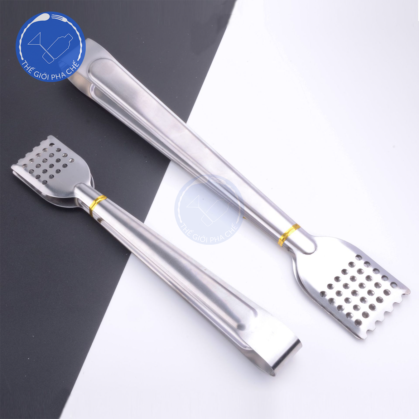 Gắp đá lỗ inox vuông - 2