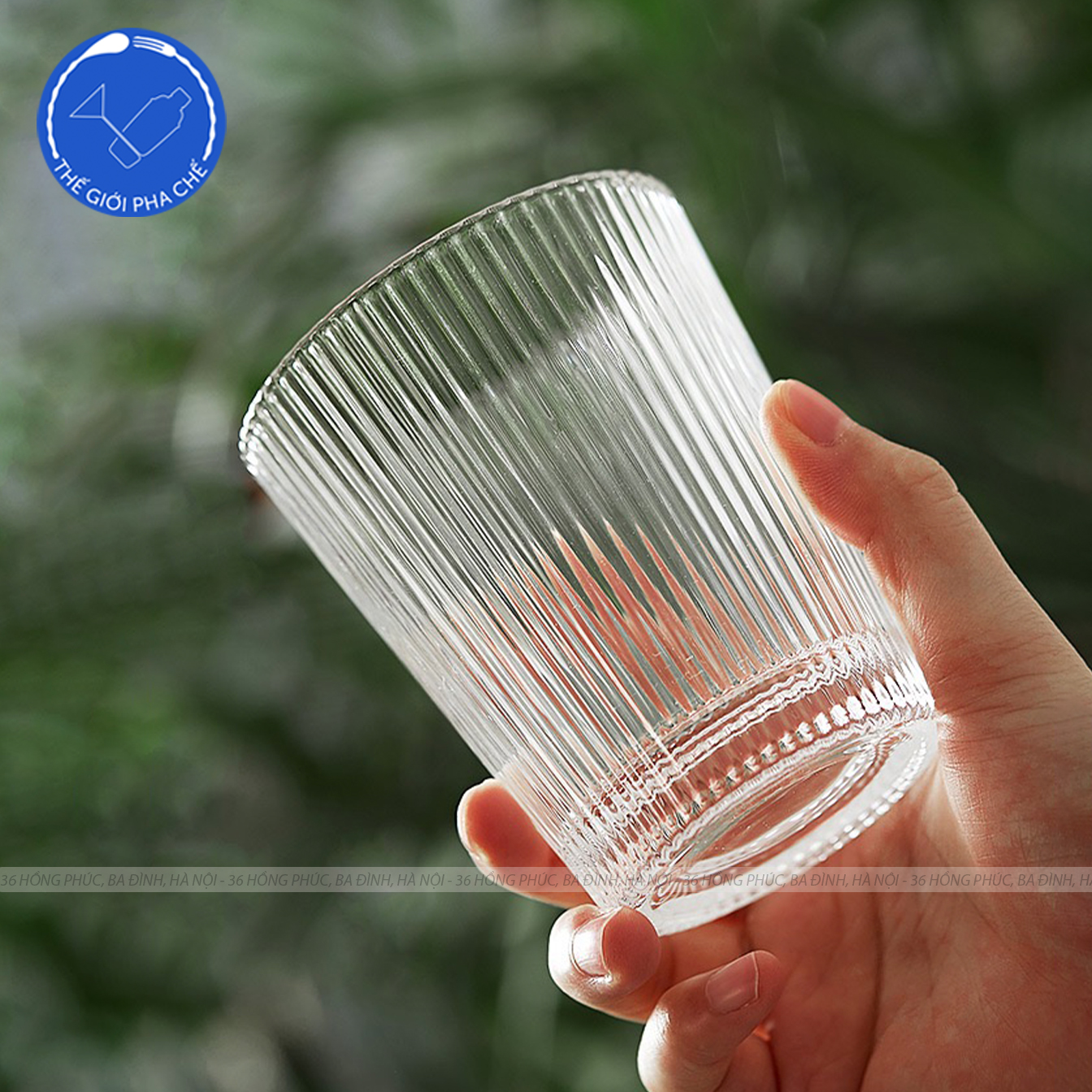 Ly thủy tinh kẻ sọc (Bộ 6c) 250ml - 309T - Trung Quốc - 3