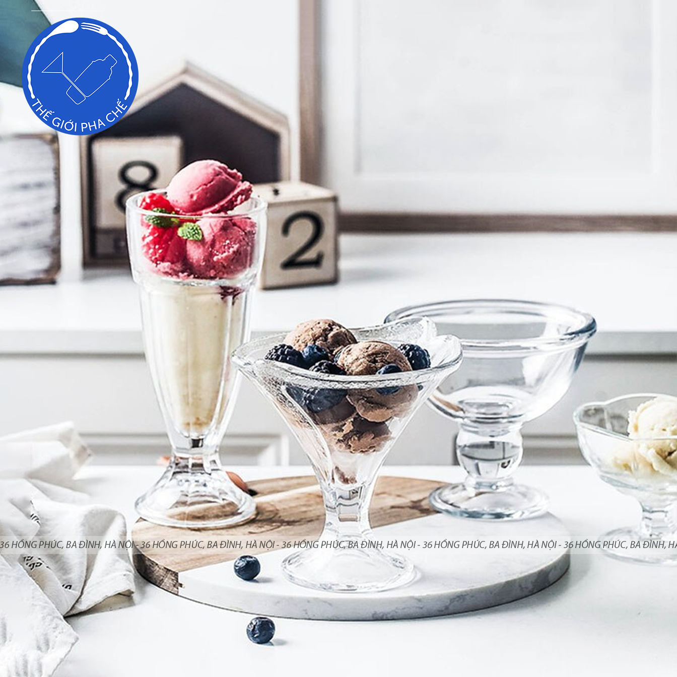 Ly thủy tinh Pasabahce Manolya Ice Cream Cup (Bộ 6c) 301ml - 51328 - TH Thổ Nhĩ Kỳ - 5