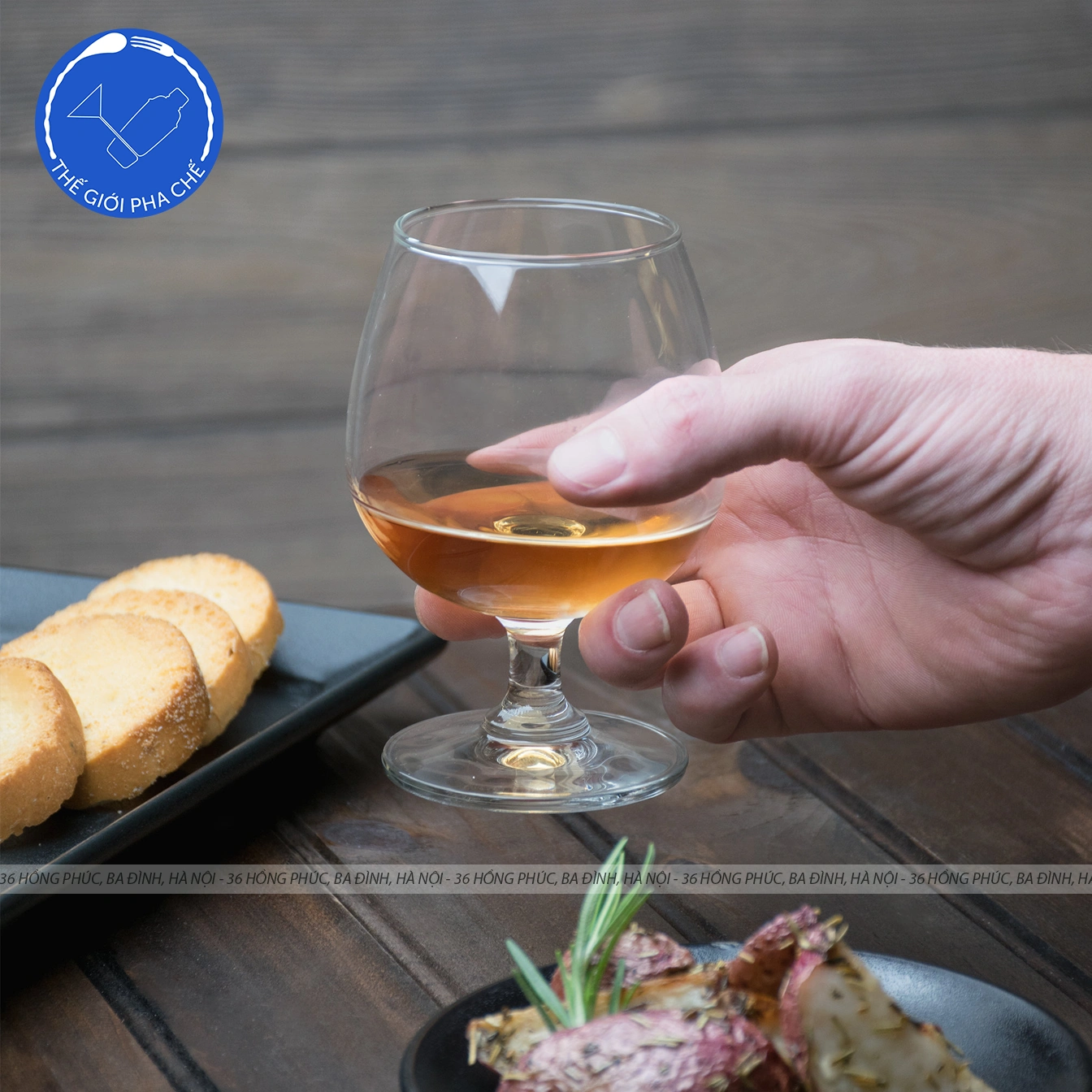 Ly thủy tinh Ocean Classic Brandy (Bộ 6c) 255ml - 1501X09 - TH Thái Lan