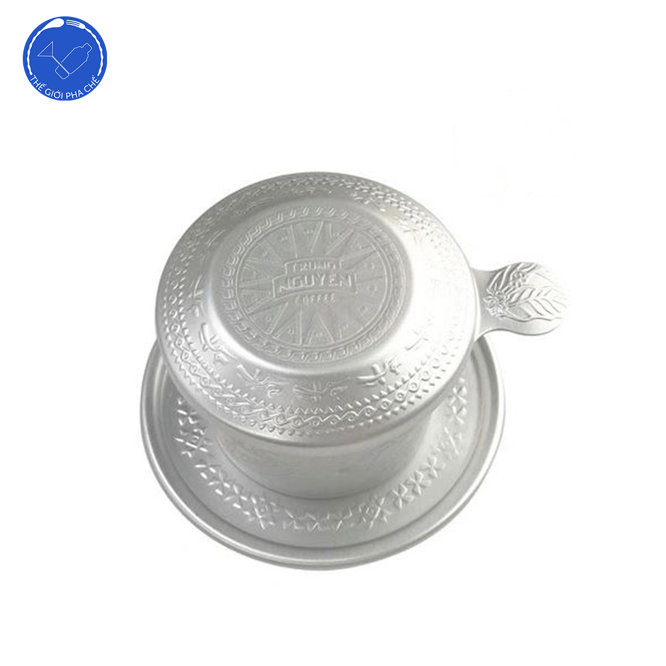 Phin nhôm cá nhân hoa văn trống đồng - 2