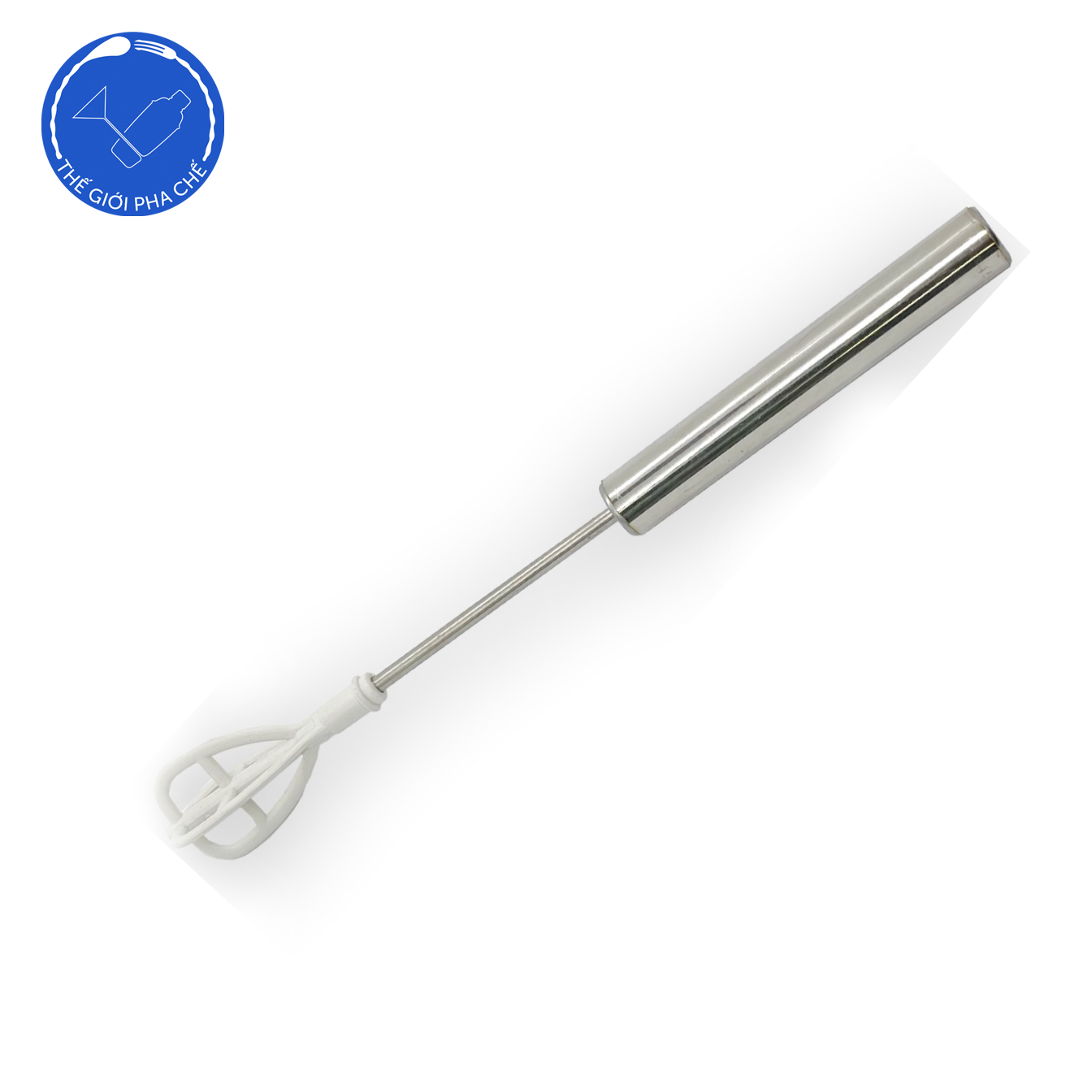 Sục café inox đầu nhựa N0036