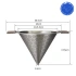 Phếu lọc trà inox  0