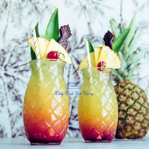 Ly thuy tinh Quả dứa TQ (Bộ 6c) 500ml - Ch101 - 2