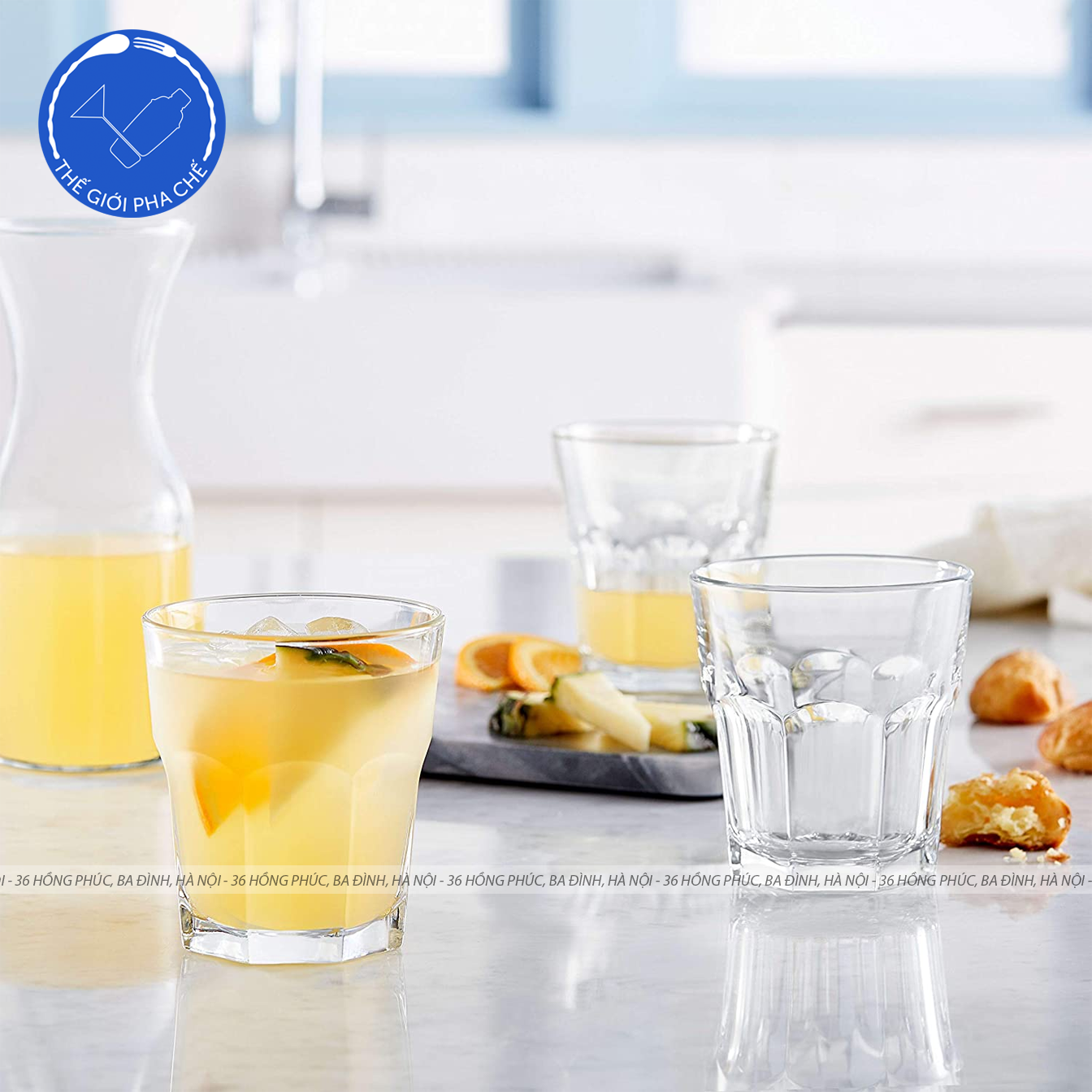 Ly thủy tinh Libbey Gibraltar Rocks Duratuf (Bộ 12c) 163ml - 15249 - TH Mỹ - 2