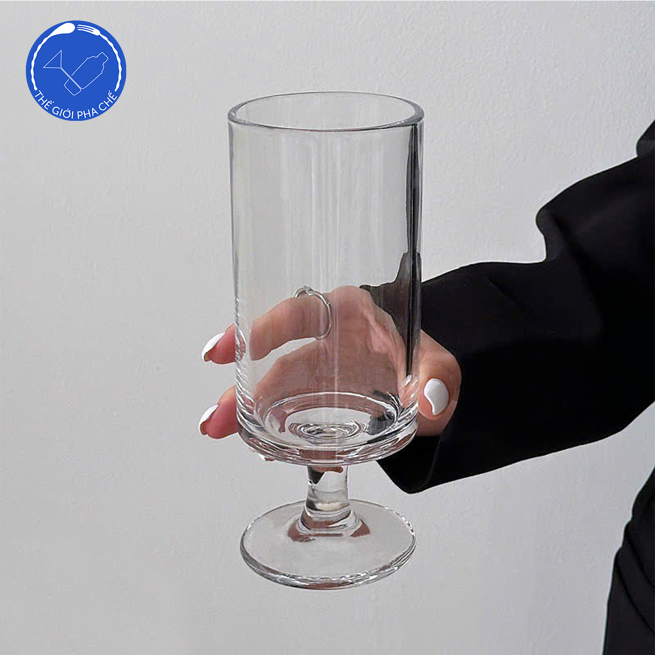 Ly thủy tinh có chân 310ml