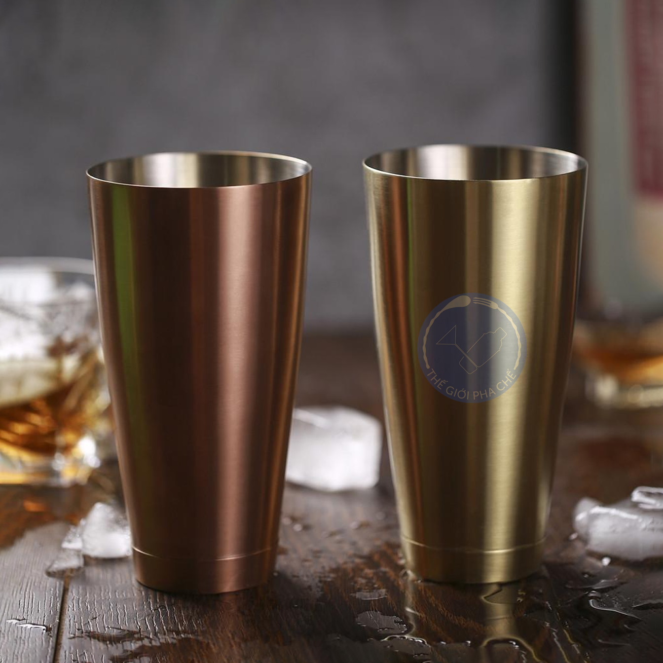 Boston shaker inox sần đủ màu - 9