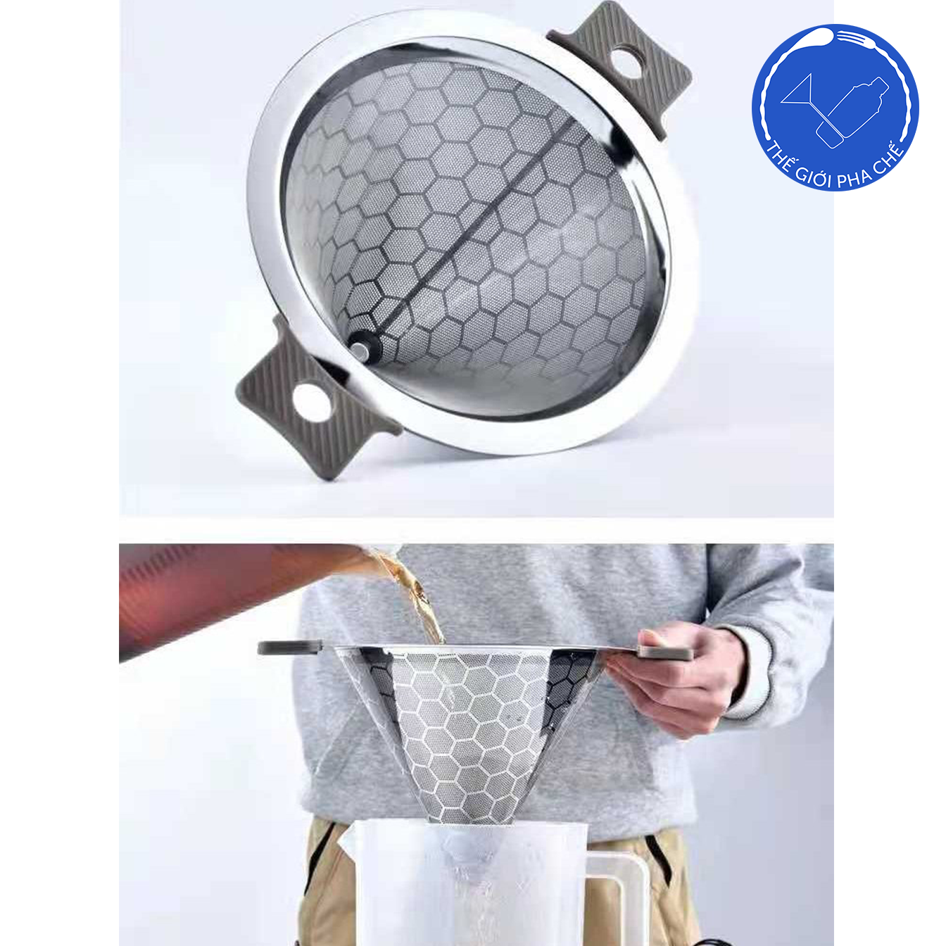 Phếu lọc trà inox  - 3