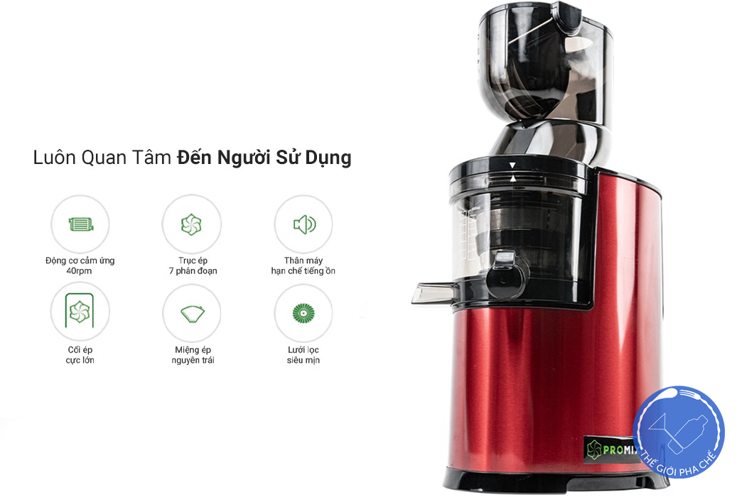 Ưu điểm của máy ép chậm Promix PM800