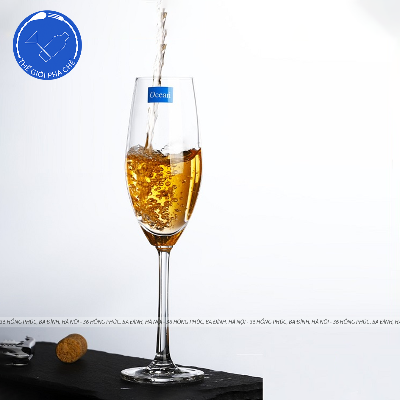 Ly thủy tinh Ocean Santé Flute Champagne  (Bộ 6c) 210ml - 026F07 - TH Thái Lan - 5