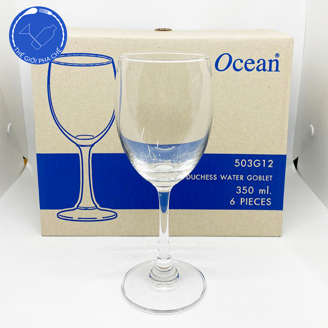 Ly thủy tinh Ocean Duchess Goblet (Bộ 6c) 350ml - 503G12 - TH Thái Lan - 2