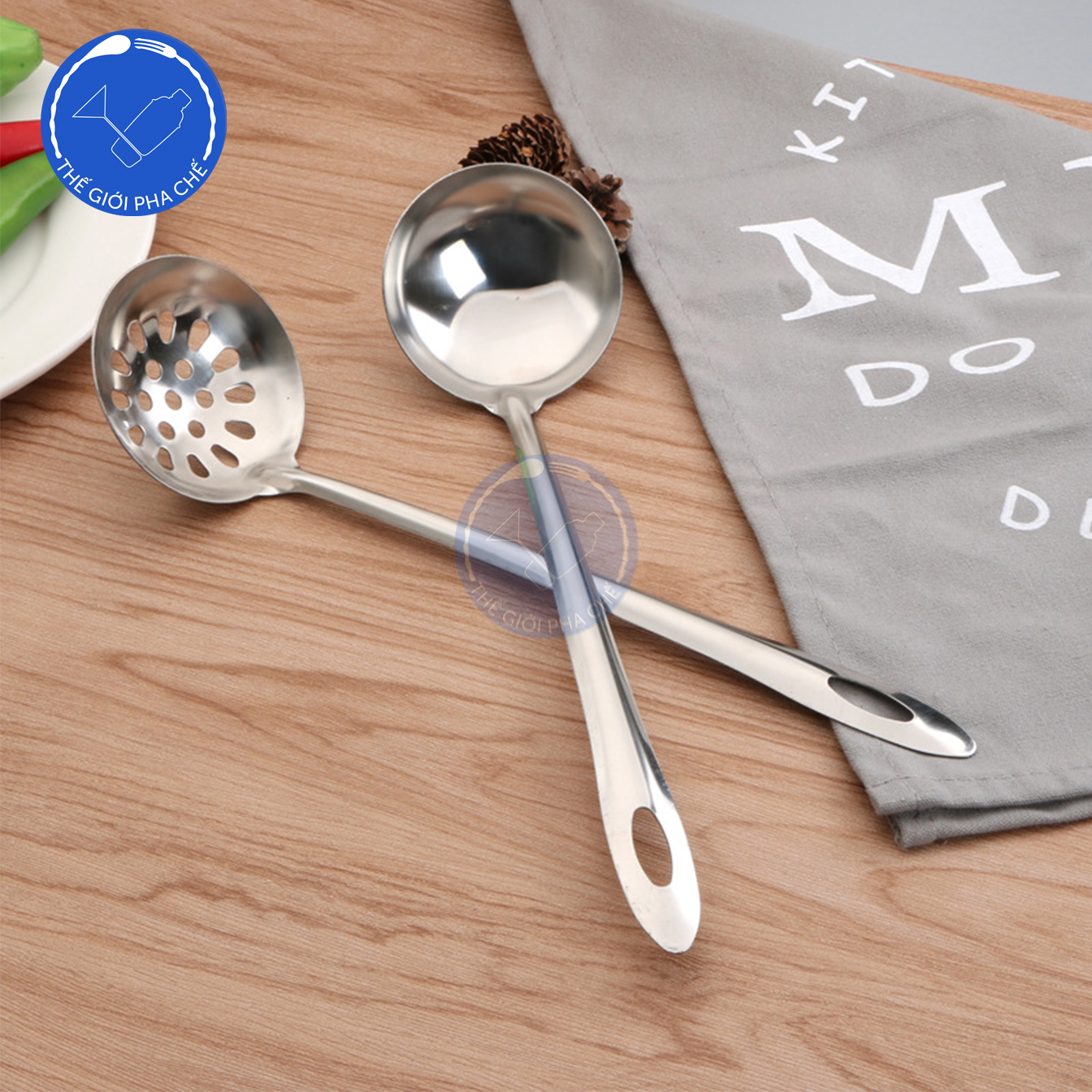 Muôi múc chuyên dụng (loại thủng, loại đặc) - 3