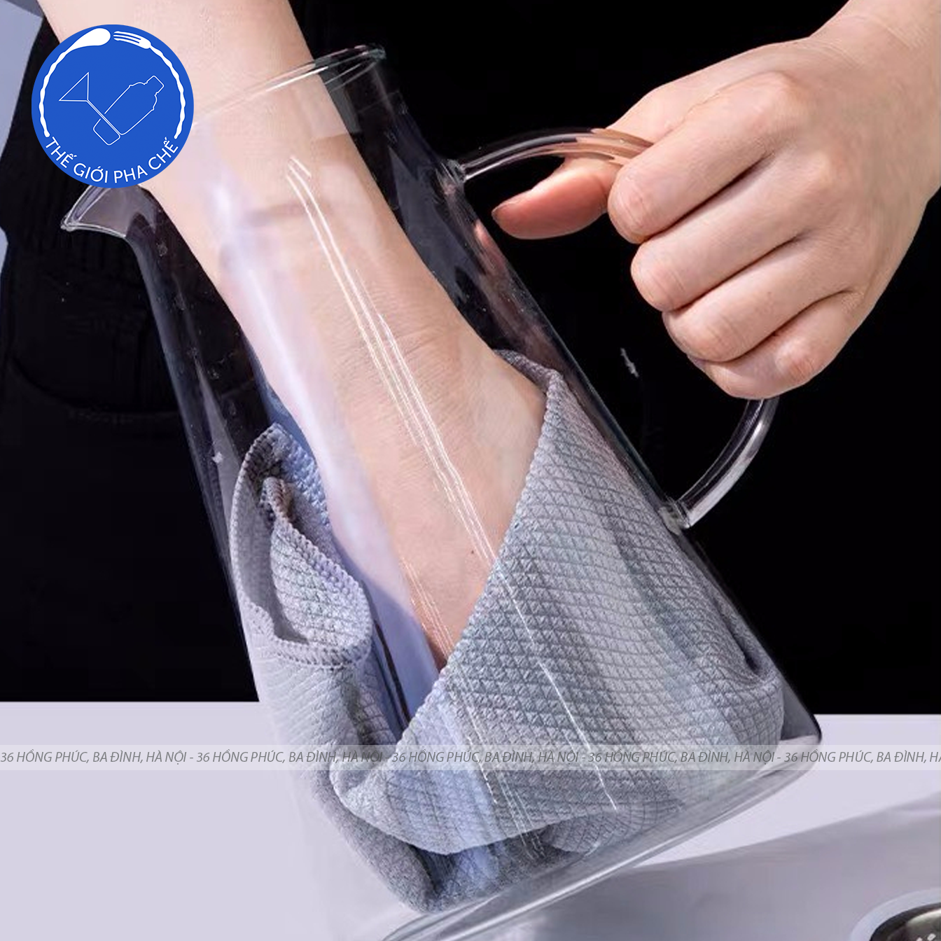 Bình thủy tinh nắp thiếc (Cái) 1,8L - TR0080 - Trung Quốc - 3
