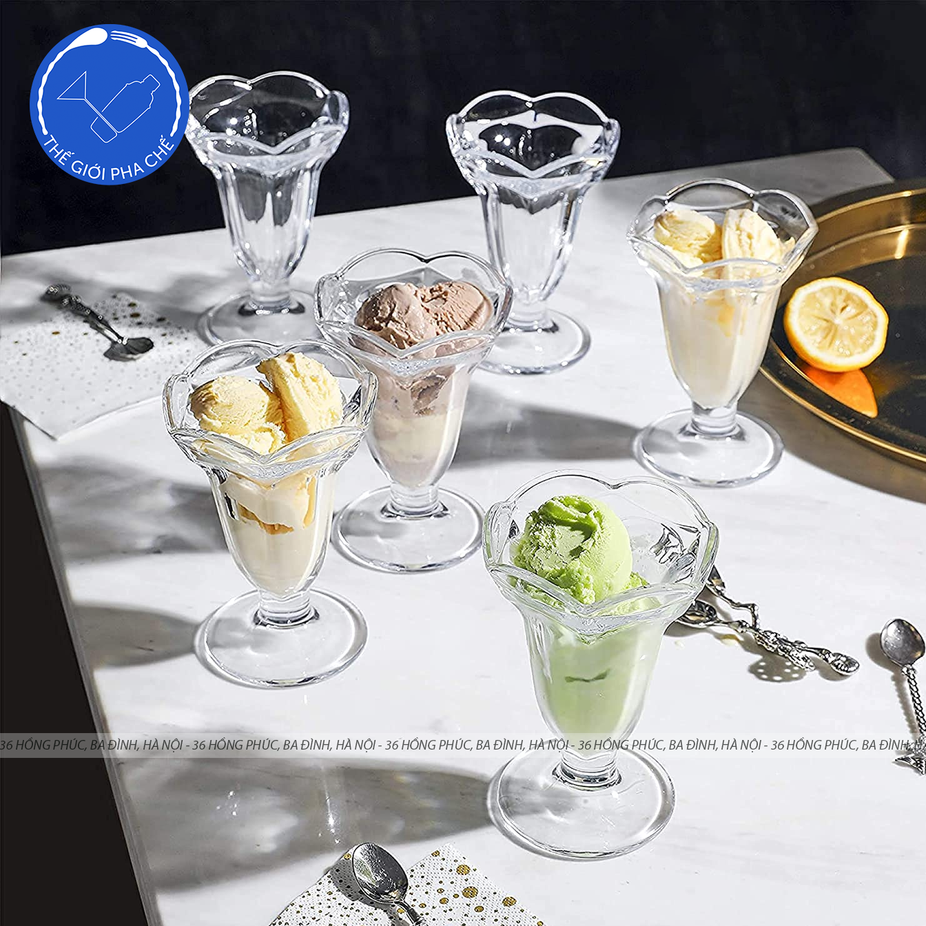 Ly thủy tinh Pasabahce Artic Ice Cream (Bộ 6c) 173ml - 51088 - SX Thổ Nhĩ Kỳ - 5