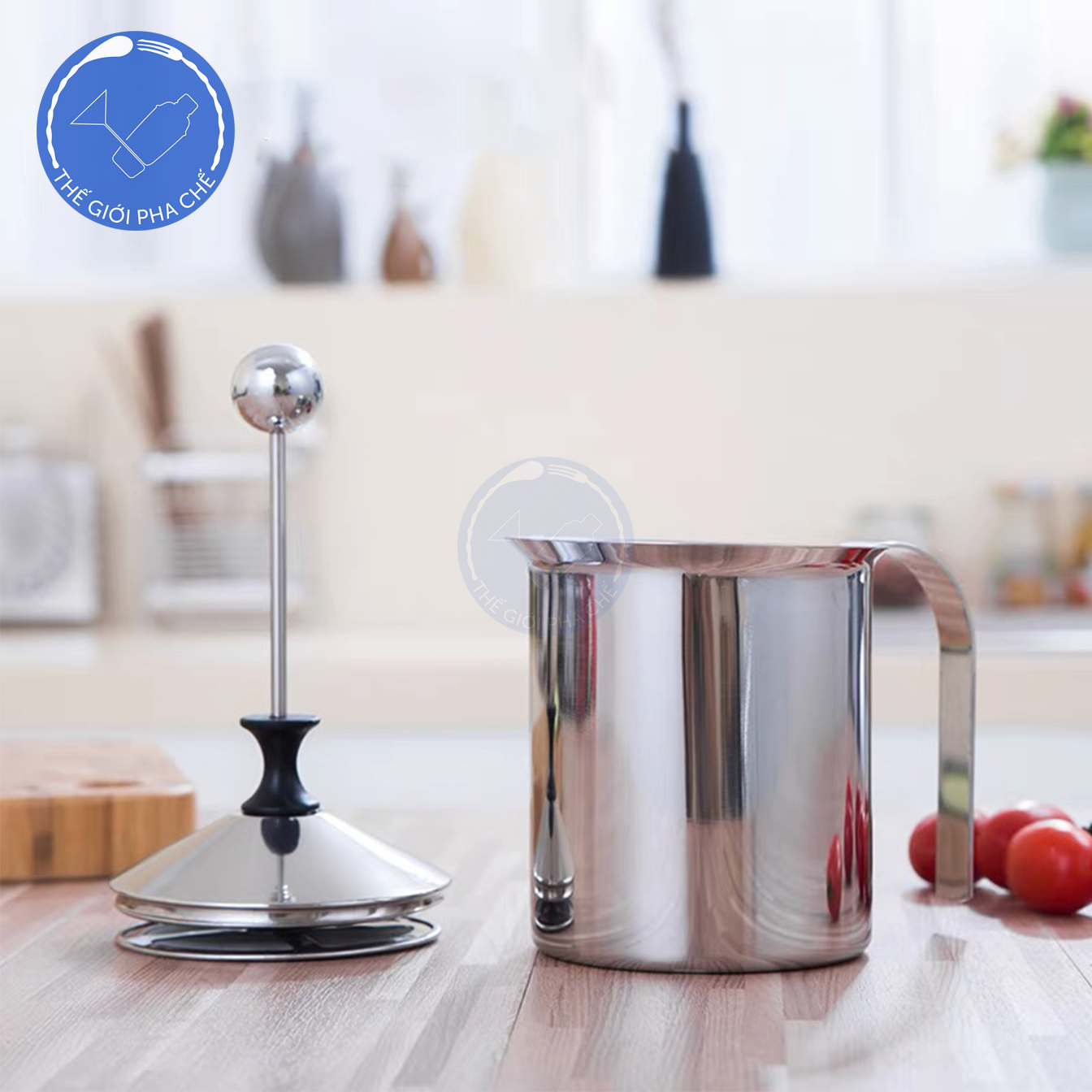 Ca sục sữa inox  - 6