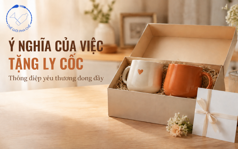 Ý nghĩa của việc tặng ly cốc: thông điệp yêu thương đong đầy