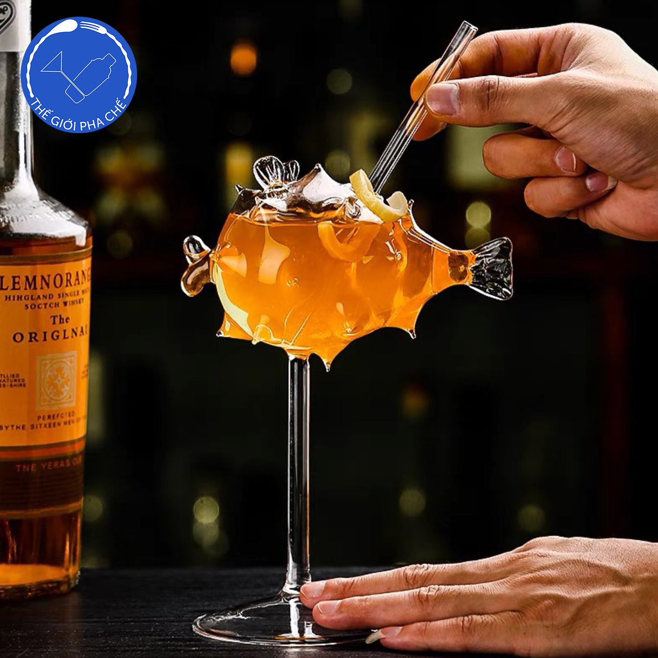 Ly Cocktail Hình Chú Cá (270ml) - CH072 - 5