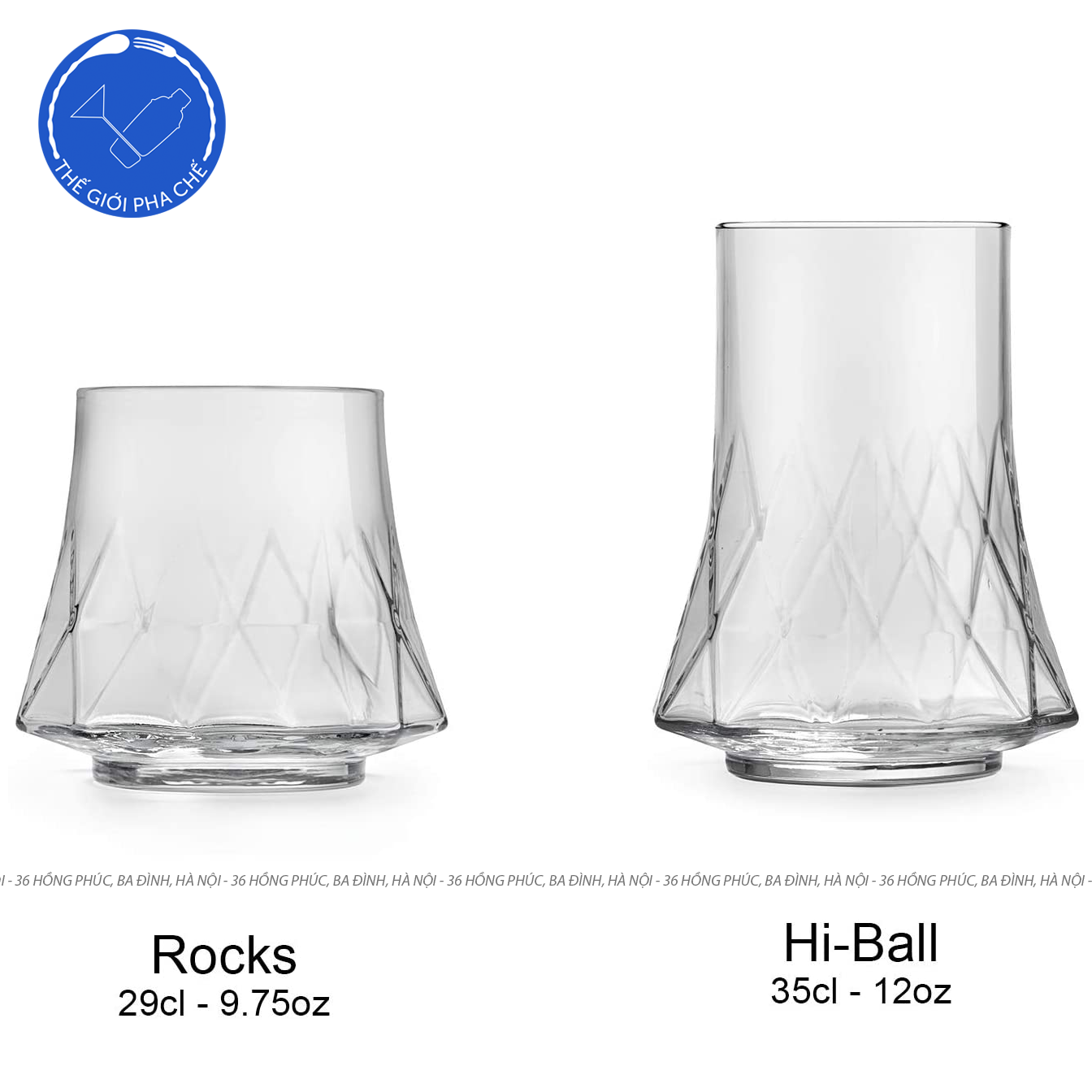 Ly thủy tinh Libbey Divergence Hi Ball (Bộ 6c) 360ml - 827972 - TH Mỹ - 7