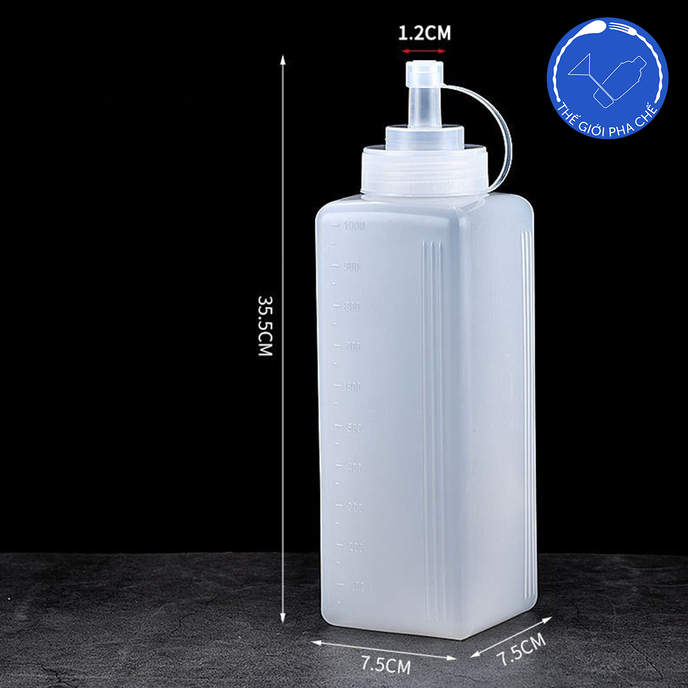 Bình đựng chất lỏng vòi rộng - 7